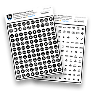 8mm Button Cap Stickers