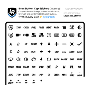 8mm Button Cap Stickers