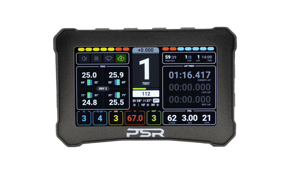 Sim Racing Dashboard – PSR Sim Screen 5.0 – Printed Sim Racing