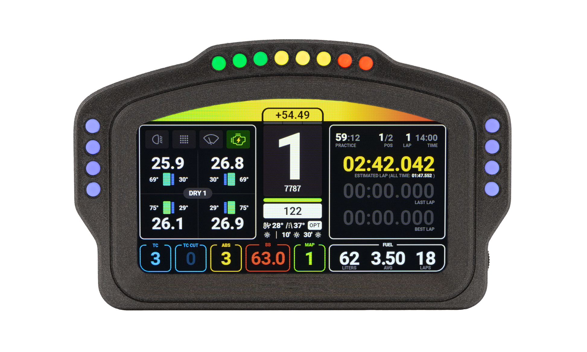 GT5.0 Elite Pro Dashboard - Round Top Edition